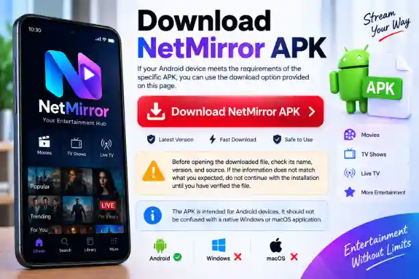 Download NetMirror APK for Android